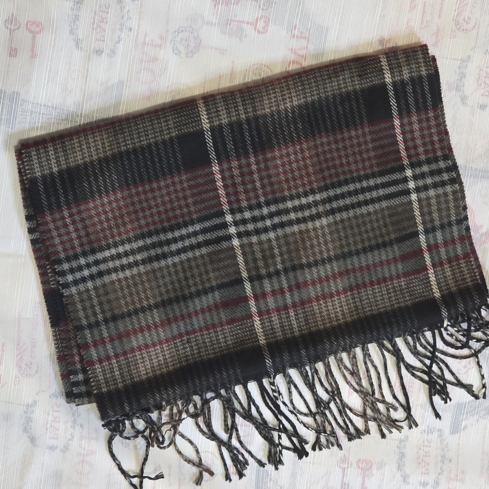 Stripe Cashmere scarf